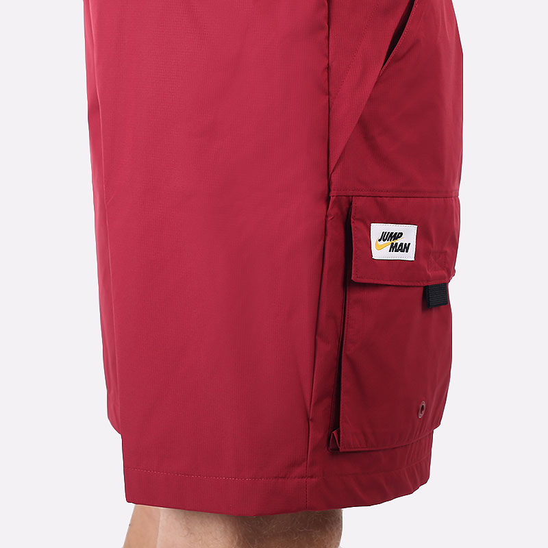 мужские бордовые шорты  Jordan Jumpman Woven Shorts DA7239-677 - цена, описание, фото 4